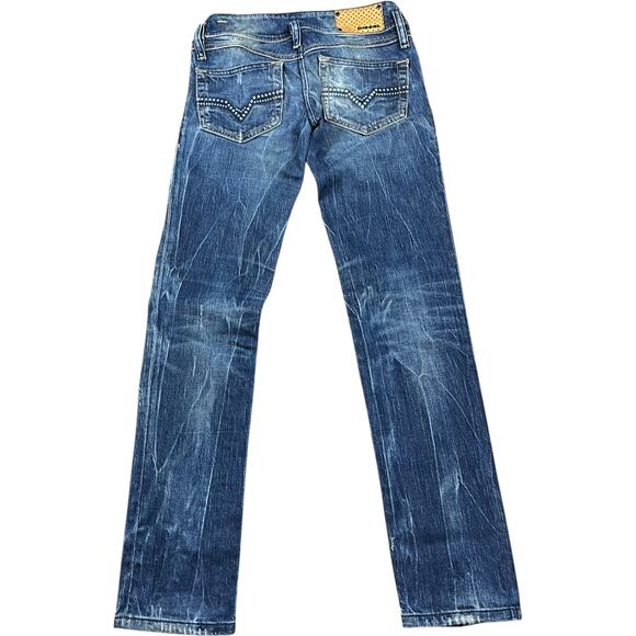 Diesel Matic 008SV Distressed Straight Leg Jeans - Picture 2 of 4